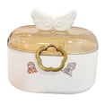 thumbnail image 4 of Caja de almacenamiento de accesorios para el cabello Organizador de accesorios para el cabello de niña multiusos Blanco, 4 of 9