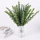 thumbnail image 2 of Hoja de eucalipto individual, hoja de dinero, decoración de boda, simulación de planta verde, flor artificial de eucalipto, 2 of 5