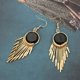 thumbnail image 1 of KAKOWELY Pendientes Colgantes Dorados Largos Para Mujer Con Y, 1 of 8