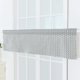 thumbnail image 5 of Cenefa corta de cocina con medias cortinas para ventanas opacas romanas (rayas grises) Sywqhk Libre de BPA, 5 of 9