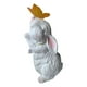 thumbnail image 1 of Figura de jardín impermeable con luces solares, estatua decorativa de conejo y mariposa Blanco, 1 of 8