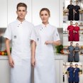 thumbnail image 1 of 2026 Men's Chef Coat, Kitchen Restaurant Cooking, Work Shirt Tops, Professional Wear for Adult, 1 of 8