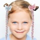 thumbnail image 5 of Extensiones de cabello trenzadas coloridas chicas 7pcs con toques de fiesta de goma de goma, 5 of 6