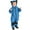 Bear - Blue, variant on Cuddle Club One Piece Kids Rain Suit Waterproof Jacket Toddler Overalls, Purple Bear 18-24 Months