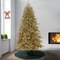 thumbnail image 3 of National Tree Company 7.5 ft. Pre-Lit Artificial Christmas Tree, Platinum, Tinsel, 1250 Warm White LED Rice Lights, Includes Stand, 3 of 4