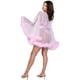 thumbnail image 5 of Disfraces de Halloween 2024 S-XL Falda larga sexy peluda Camisón sexy para mujer Pijama de lencería sexy para mujer Falda larga de malla con perspectiva de tiras de piel, 5 of 5