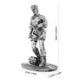 thumbnail image 2 of Football Memorabilia Sports Statue Sculptures Handicraft Dark Grey, 2 of 8
