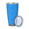thumbnail image 2 of Cauagu Colorful Snake Pattern 20oz Tumbler,Stainless Steel Vacuum Insulated Tumbler with Lid Insulated Coffee Mug Thermal Cup with Splash Proof Sliding Lid-Without Straw, 2 of 8
