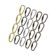thumbnail image 4 of Baohd 20Pcs Mini Steel Locking Clips Lightweight Snap Hooks Screw Lock Buckle, 4 of 9