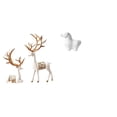 thumbnail image 1 of Figura De Porcelana Europea De Reno Y Caballo, Escultura Coleccionable De Animal Para Sala De Estar, Oficina, Armario, Chimenea, Decoración, 1 of 8
