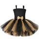 thumbnail image 3 of Vestido tutú de Lol negro y dorado para niña, vestidos de princesa tutú para niñas, fiesta de cumpleaños, carnaval, Halloween, disfraz de Cosplay de muñecas Lol, 3 of 5