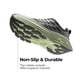thumbnail image 3 of Zapatillas para correr NORTIV 8 SNWS245M para hombre, talla 8, negro y verde, 3 of 9