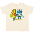 thumbnail image 3 of Inktastic 4th Birthday Robot Boys or Girls Toddler T-Shirt, 3 of 5