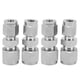 thumbnail image 1 of Unión reductora de acero inoxidable, adaptador de tubo de compresión de 4 piezas Adaptador de virola doble Adaptador de tubo de compresión Parte superior de la línea NikouMX herramienta, 1 of 8