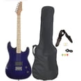 thumbnail image 1 of Davison Guitars Electric Guitar Blue Full Size With Case Cord And Picks, 1 of 4