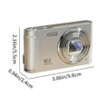 thumbnail image 3 of SDNALL Small Digital Camera, Ccd High Definition Macro Digital Camera 16X Zooms 2.4 inch Ips Screen 800W Effectivepixel Recording Selfie Beauty Filter Camera, 3 of 8