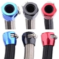 thumbnail image 4 of An4 An6 An8 An10 Aluminum Jubilee Clips Fuel Pipe Clamps Hose End Finisher X5D2, 4 of 9