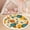 Color 3, variant on Washable Non Slip 4ft Round Rug, Musical notes stave line symbols for staff music key note Treble Circle Area Rugs with Tassels Carpet for Nursery Bedroom Living Room Playroom Tent Rug