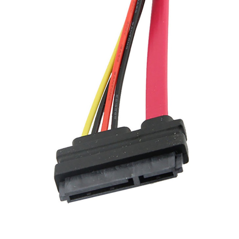 5952 SATA Extension Cable 7+15 SATA Data Cable + Power Cord Male To Female Hard Drive Extension