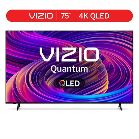 VIZIO 75" Class Quantum 4K QLED HDR Smart TV (NEW) M75Q6-L4
