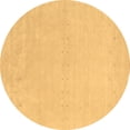 thumbnail image 1 of Ahgly Company Indoor Round Solid Brown Modern Area Rugs, 8' Round, 1 of 4