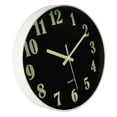 thumbnail image 4 of QKURT Modern Night Light Wall Clock, 12 inch Simple Silent Non-Ticking Quartz Clocks, Battery Operated Decorative Clock for Bedroom, Kitchen, Living Room, 4 of 9