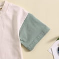 thumbnail image 6 of Atogsazn Baby Boy Summer Clothes Set Toddler Colorblock Short Sleeve T-shirt and Shorts Drawstring 2Pcs Outfit Fashion C-Pink 18-24 Months, 6 of 9