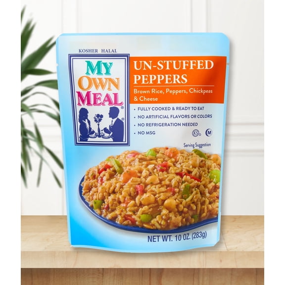 My Own Meals, Un-Stuffed Peppers, Kosher, Shelf Stable, 10 OZ, Pack of 6