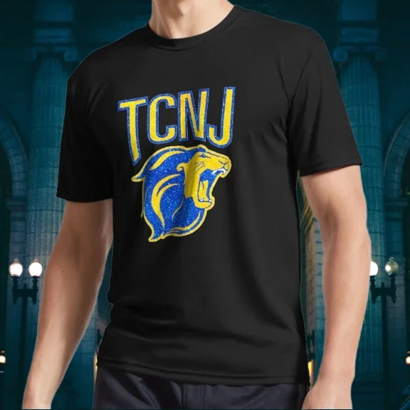 NEW! TCNJ Logo Long Sleeve T-Shirt Funny Size S to 5XL
