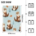 thumbnail image 3 of Wirebound Notebook Hardcover Spiral Notebooks Cute Otters in Various Poses, 60 Pages, 80 GSM, 5.7 x 8.3in, 3 of 7