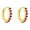 esrring 1039, variant on Lightweight Big Hoop Earrings for Women Colorful Zircon Earrings Fashion Zircon Women's Earrings 14K Gold Plated Flat Back Cartilage Earrings for Women Men Clearance Sale