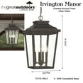 thumbnail image 3 of 72175-189-C-Minka Lavery-Irvington Manor - 4 Light Outdoor Large Pendant-21.75 Inches Tall and 12.5 Inches Wide, 3 of 7