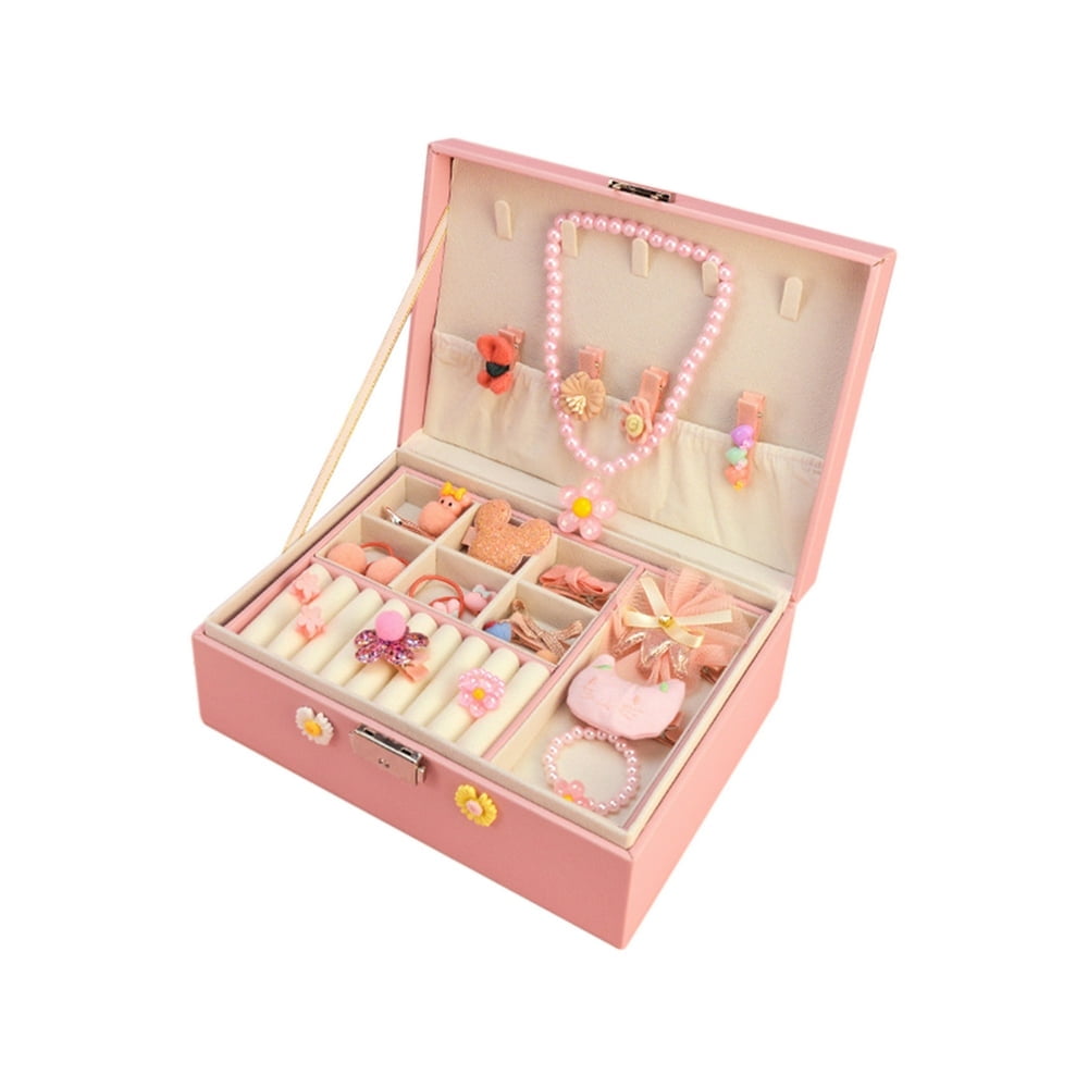 February Mountain Boîte à Bijoux Rose En Nacre Pour Femme, Fille