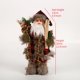 thumbnail image 3 of Decoración de Papá Noel de 30/45 cm, estatua de Papá Noel blanca, decoración para fiestas navideñas, feliz año nuevo 2024, 3 of 5