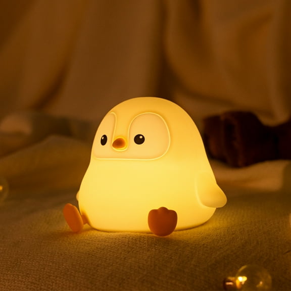 Night Light for Kids, Rechargeable Squishy Penguin Silicone Night Lights with Timer, Dimmable Nursery Night Light for Bedroom Kids Room, Cute Night Lamp Gift for Baby Toddlers Boys Girls