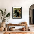 thumbnail image 3 of YCCJ-Frame Gustav Klimt Black Cat Wall Art Poster, Gustav Klimt Artwork Funny Cat Garden Painting Ready To Hang for Living Room, Bedroom, Office (8x10 inch), 3 of 7