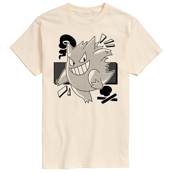 Pokémon - Gengar Manga - Men's Short Sleeve Graphic T-Shirt
