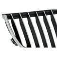 thumbnail image 5 of For BMW 335D 2009 2010 2011 Grille Passenger Side | Chrome Frame & Chrome/Black Inner | Made Of Plastic | Replacement For BM1200165 | 51137120010, 615343299518, 5 of 5