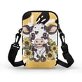 thumbnail image 2 of HELLHERO Sunflower Cow Women Messenger Bag Polyester with Adjustable Strap for Travel Daily Use, 2 of 7