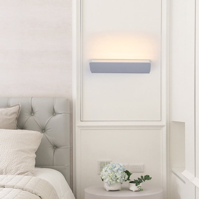 Xihbxyly Compras En Línea Lámpara de Pared Led Moderna para Interiores, Dormitorio, Jardín, Pasillo, Balcón, Luces de Pared Giratorias