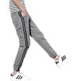 thumbnail image 3 of Ma Croix Mens Stripe Joggers Training Lightweight Sweatpants Comfort Activewear, 3 of 4