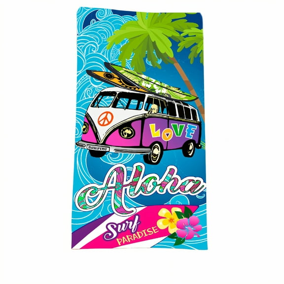 AUQ Beach Towels,150D Strand Personalized Beach Towels for Kids,Quick-Dry Feel Quick Dry Beach Towel,Style1,14"x30"