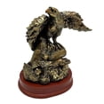 thumbnail image 4 of Estatua de águila, estatuilla de resina, regalo de cumpleaños, decoración del hogar, escultura de Animal decorativa para fiesta, oficina, estantería,, 4 of 8