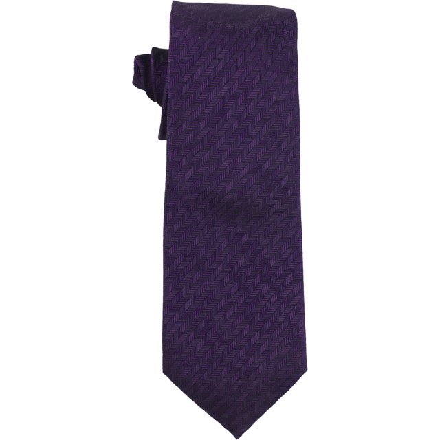 Alfani Mens Murray Geometric Self-tied Necktie, Purple, One Size