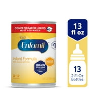 (4 pack) Enfamil Concentrated Liquid Baby Formula with Iron, 13 fl oz Can