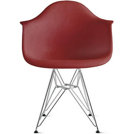 mid chair dining molded 2xhome armchairs eiffel accent arms chrome chairs desk legs industrial century plastic metal silver modern dsw