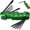 11-Piece Torx (Folding - Green), variant on 32-Piece Hex Key Wrench Set, Metric and SAE Allen Wrenches (0.028-3/8 inch, 0.7-10 mm) L Shape Allen Keys, Chrome Vanadium Steelwith 2x Extension Handle