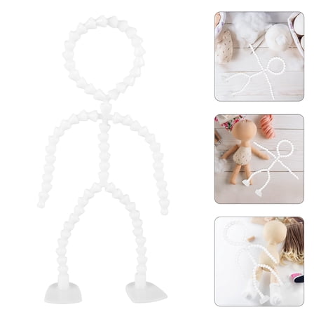 GOOHOCHY Doll Joints Plastic White For Thin Footplate 1Pack