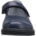 thumbnail image 2 of School Issue Girls Leather Mary jane Shoes, Round Toe Navy, Size 11.5, 2 of 7