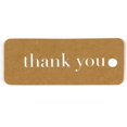 thumbnail image 1 of Hortense B. Hewitt 39514 Kraft Merci Tags&44; Argent - Pack de 25, 1 of 1